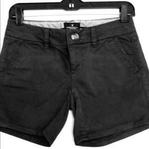 AEO olive green shorts